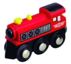 Parní lokomotiva - červená  - Maxim 50399