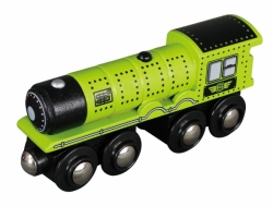 Parní lokomotiva - zelená - Maxim 50486