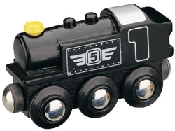 Parní lokomotiva - černá - Maxim 50816